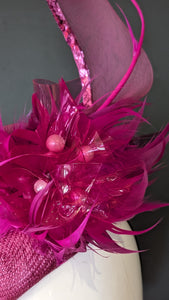 Hot pink and Magenta Crystal Blooms