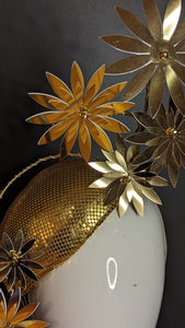 Cosmo GloMesh and Metallic Blooms in Gold