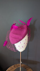 Magenta Floating Beret