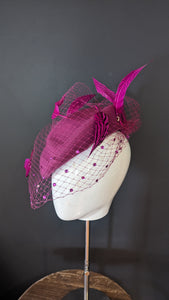 Magenta Floating Beret