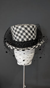 Houndstooth Topper Black & White Limited Edition