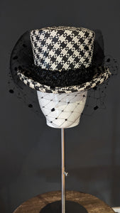 Houndstooth Topper Black & White Limited Edition