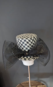 Houndstooth Topper Black & White Limited Edition