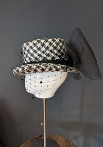 Houndstooth Topper Black & White Limited Edition