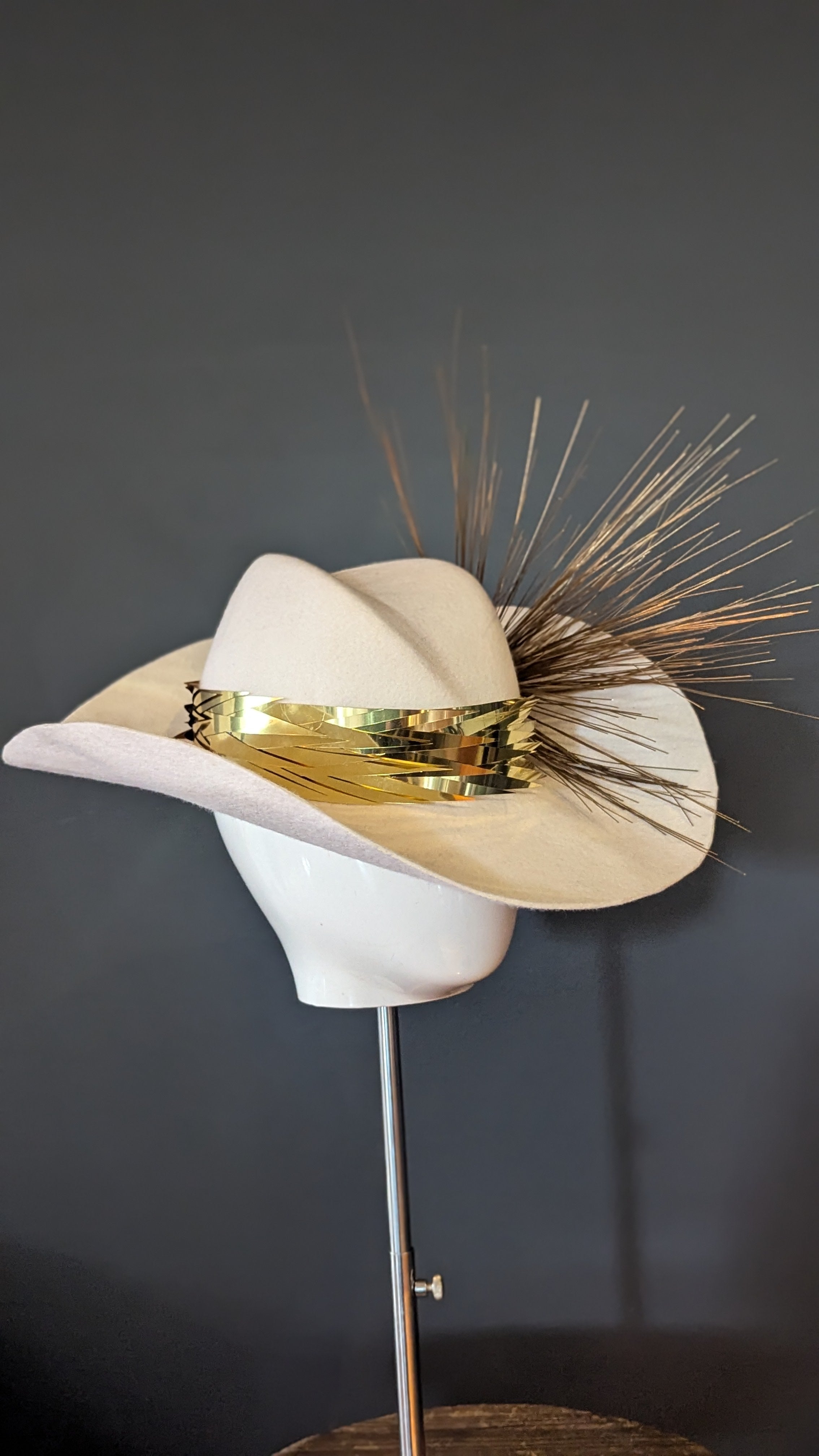 The Wrangler Gold & Winter White Cowboy Freeform