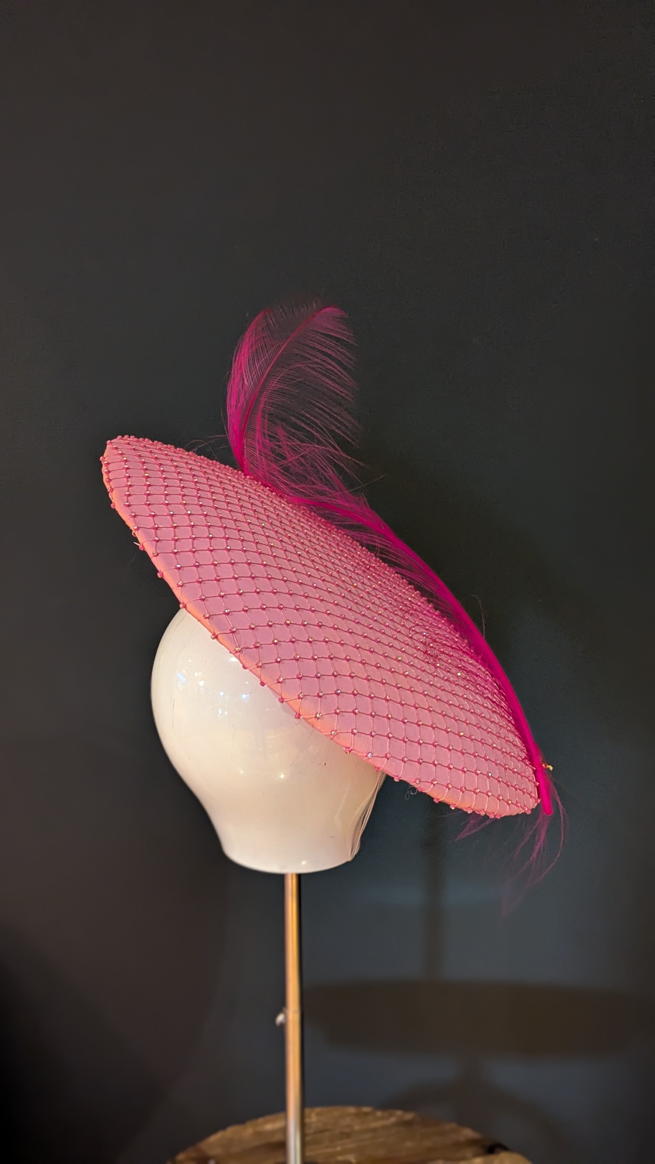 Pink Diamonds Disc Brim