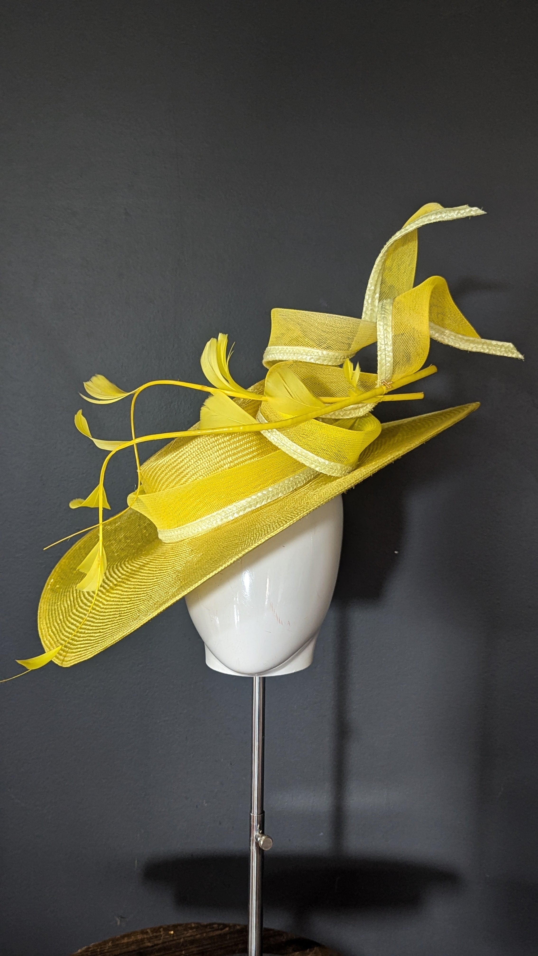 Sunny Sunshine Yellow Wide Brim