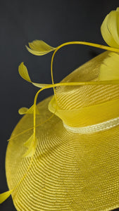 Sunny Sunshine Yellow Wide Brim