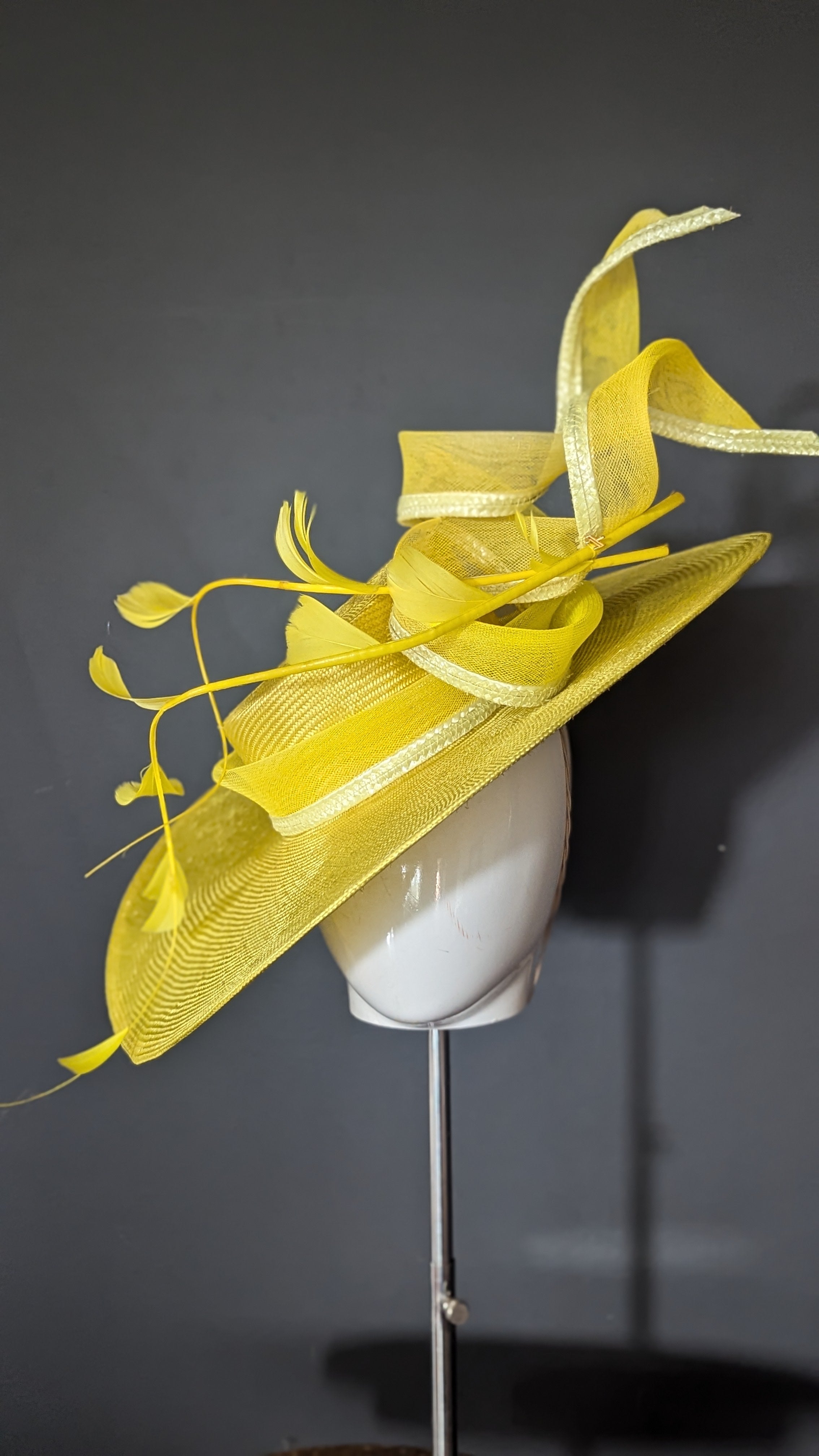 Sunny Sunshine Yellow Wide Brim