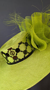 Floral Lace Green Chartreuse