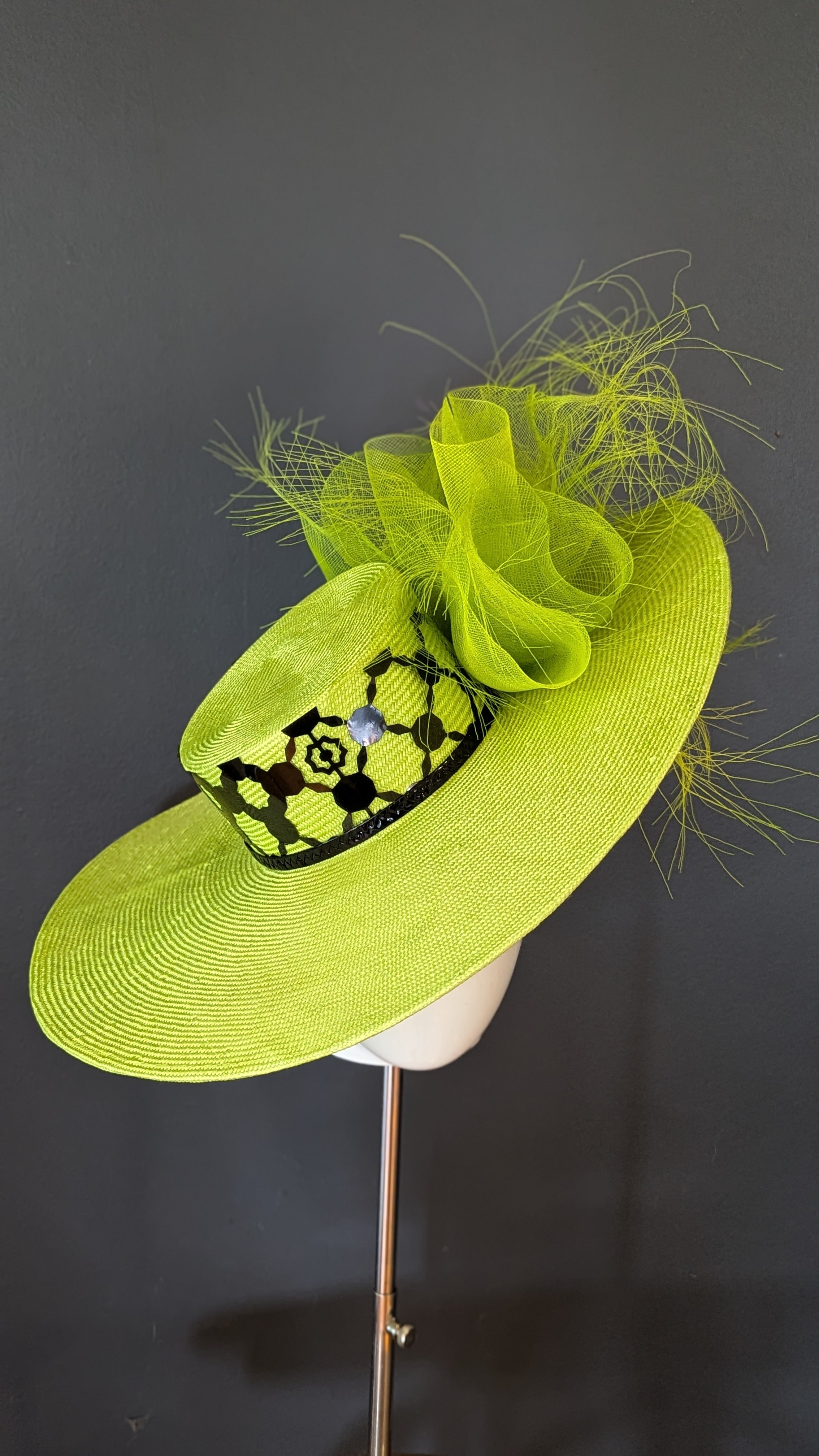 Floral Lace Green Chartreuse