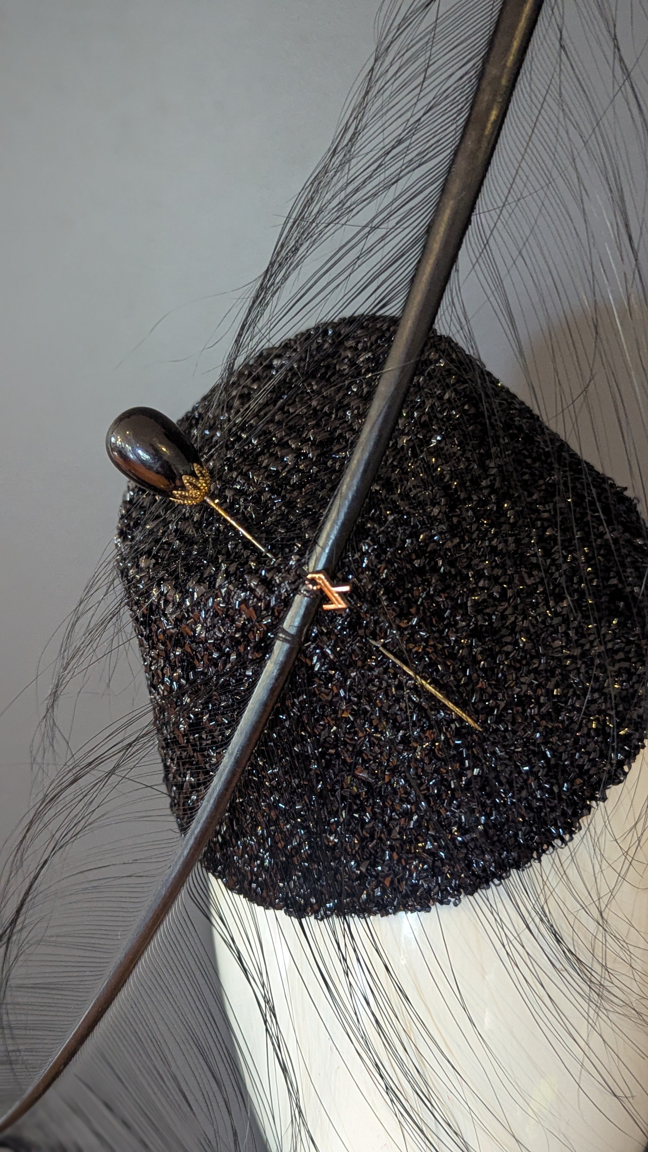 Vintage Cocktail Glamour Black Sparkle