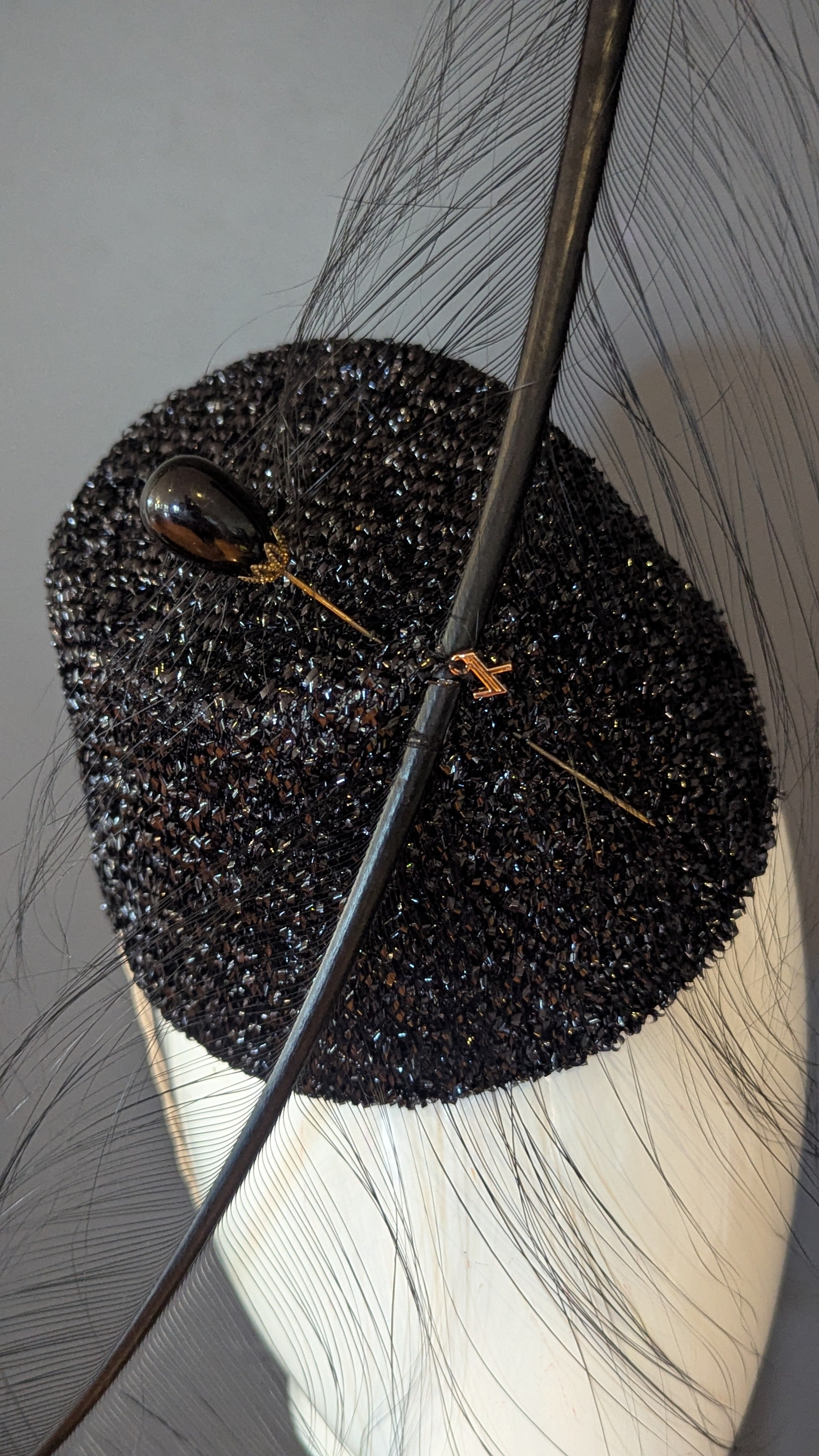 Vintage Cocktail Glamour Black Sparkle