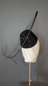 Vintage Cocktail Glamour Black Sparkle