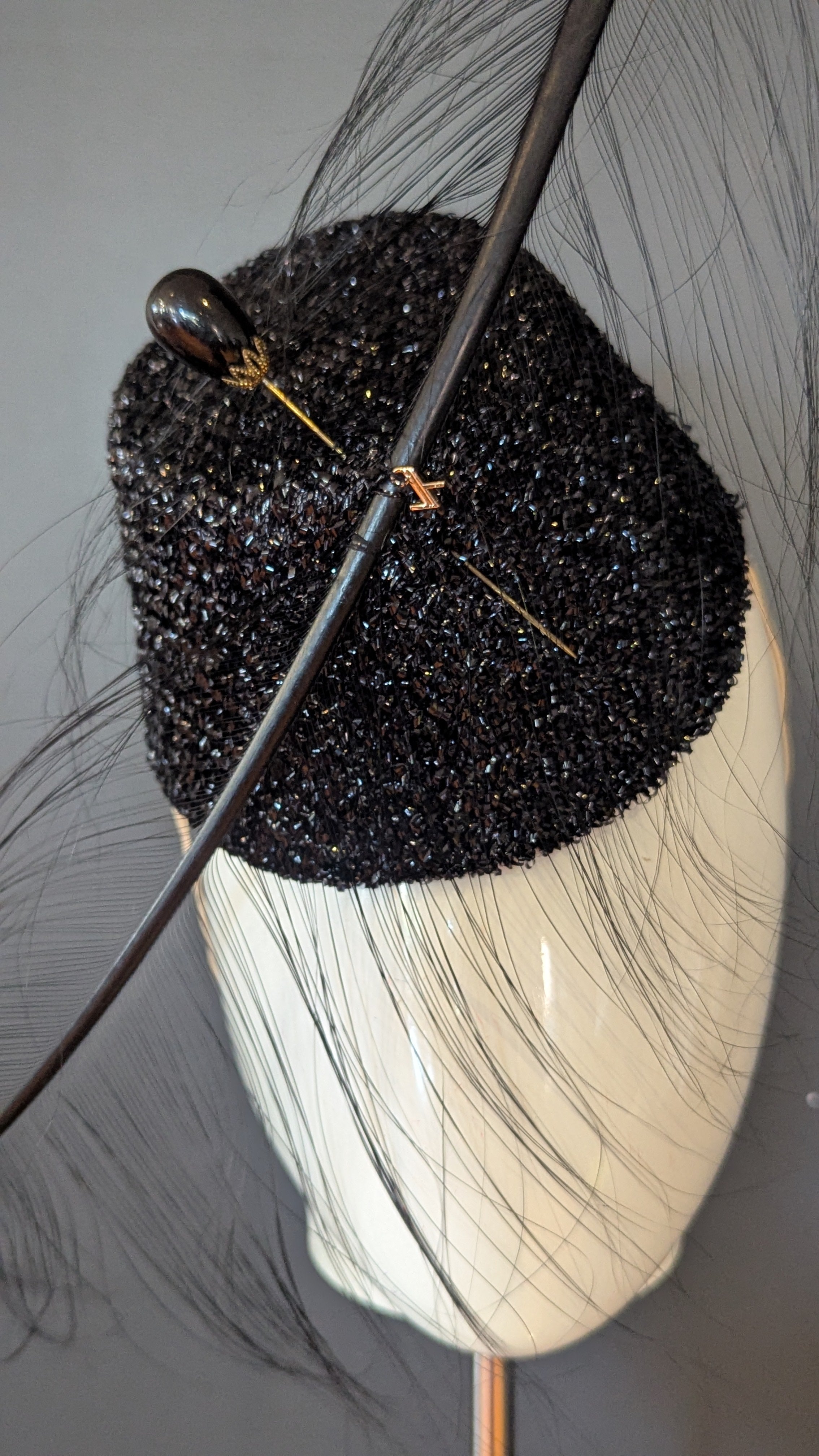 Vintage Cocktail Glamour Black Sparkle