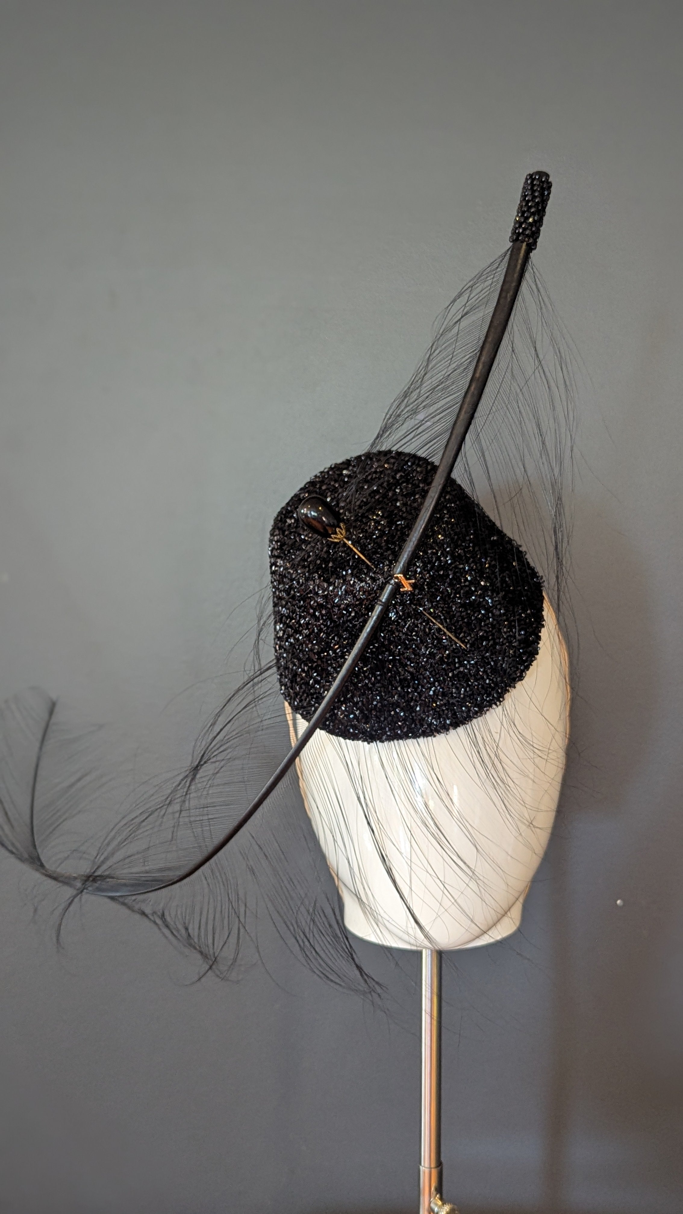 Vintage Cocktail Glamour Black Sparkle