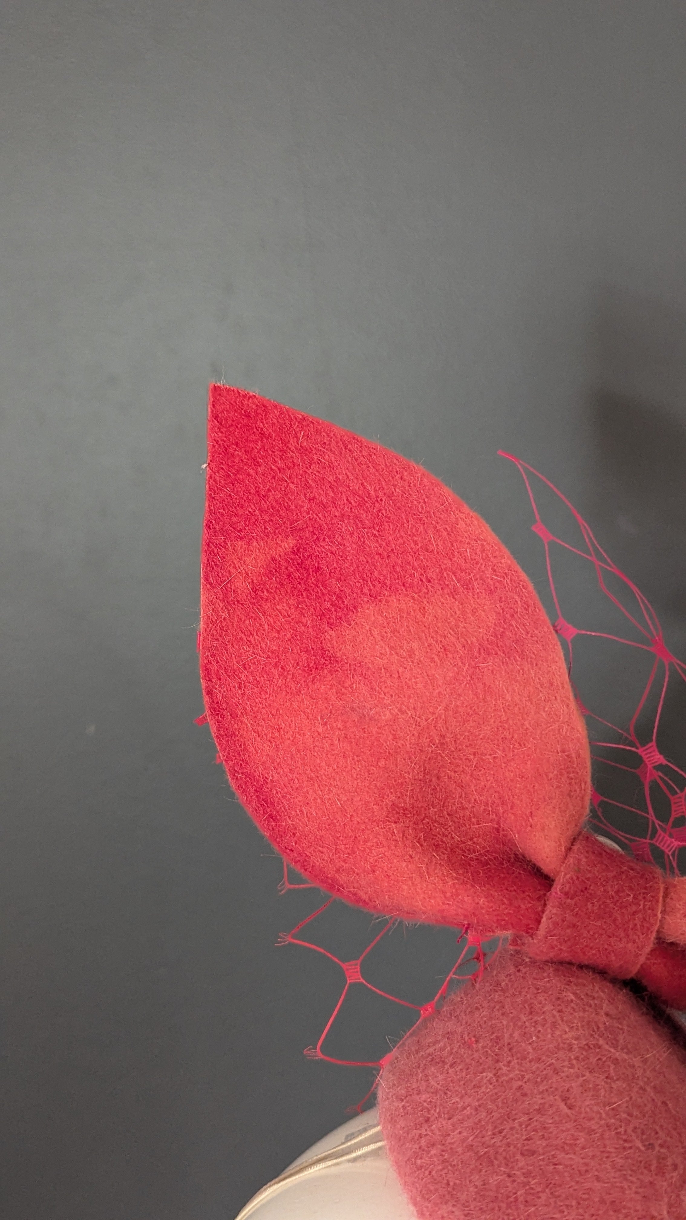 Strawberries & Cream Hand Dyed Beret