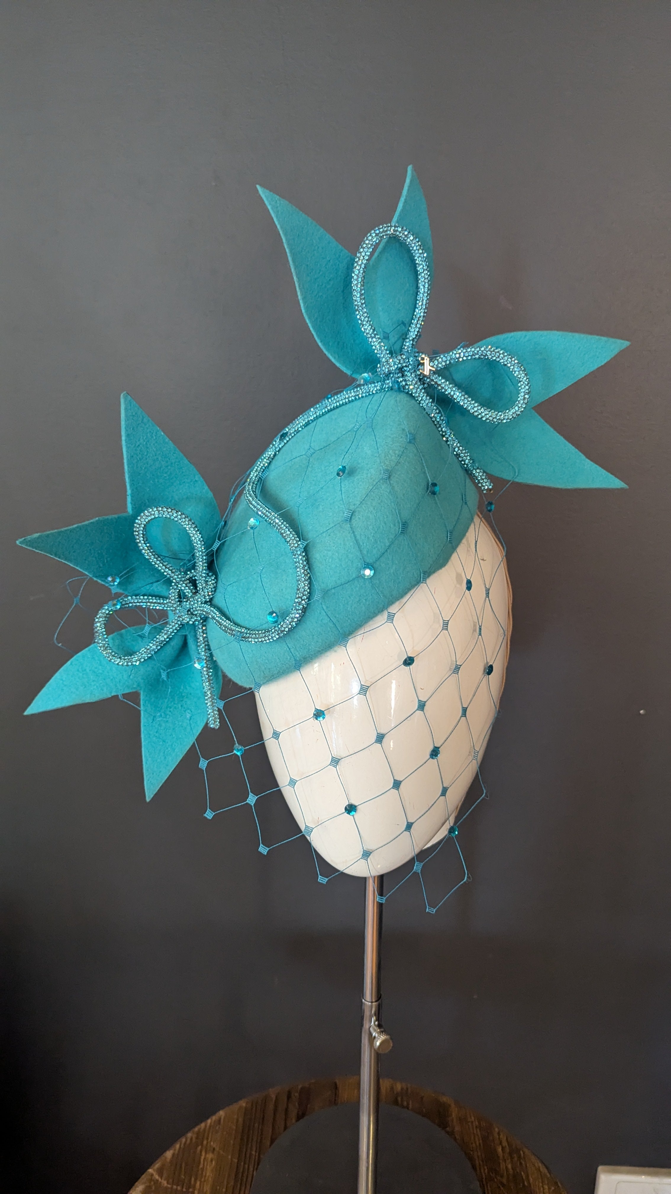 The Tiffany Blue Sparkle Beret