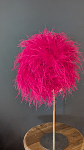 Powder Puff Fuschia Pink Glam Pillbox