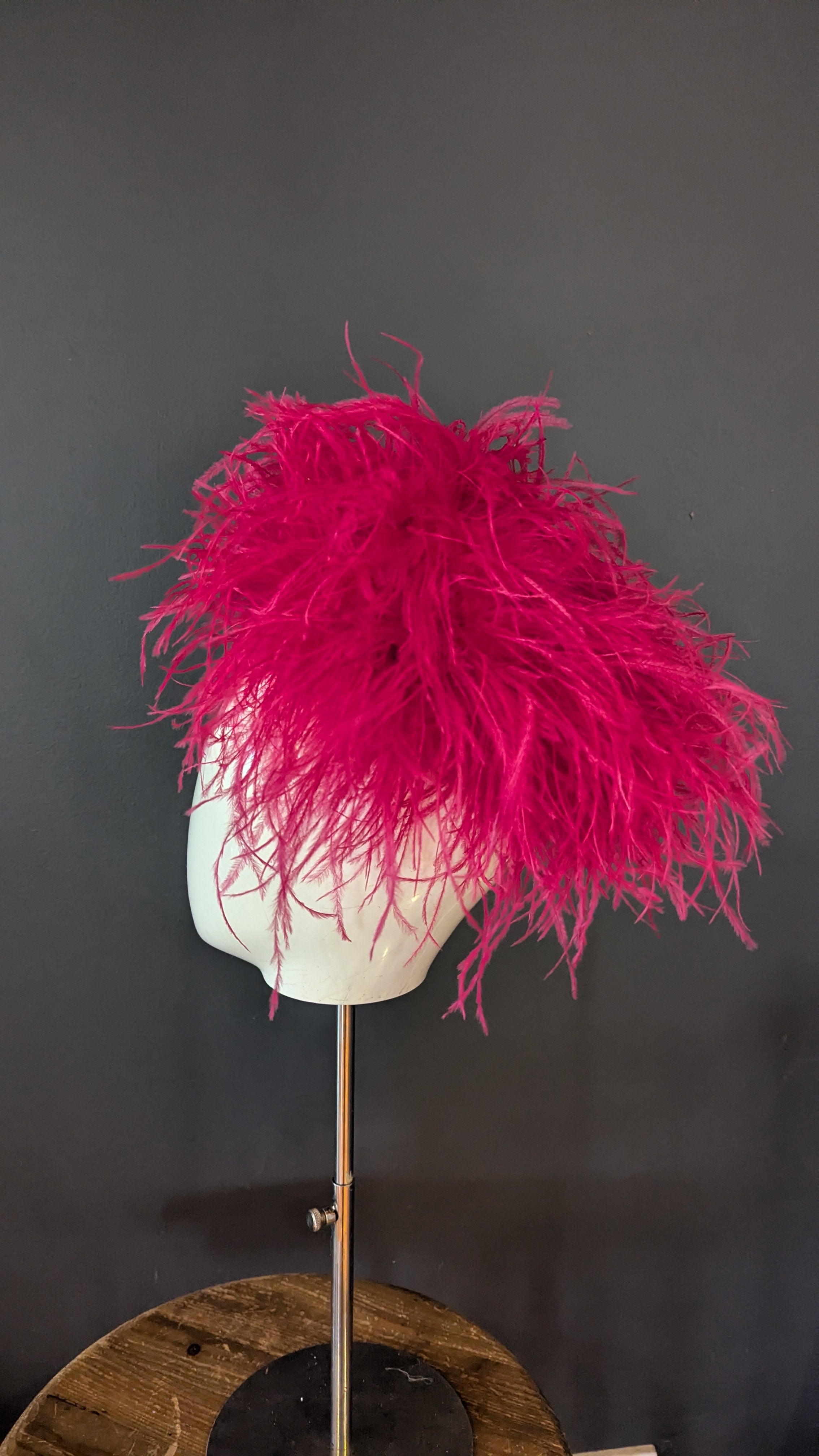 Powder Puff Fuschia Pink Glam Pillbox