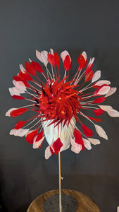 Ipanema Pink & Red Metallic Spike