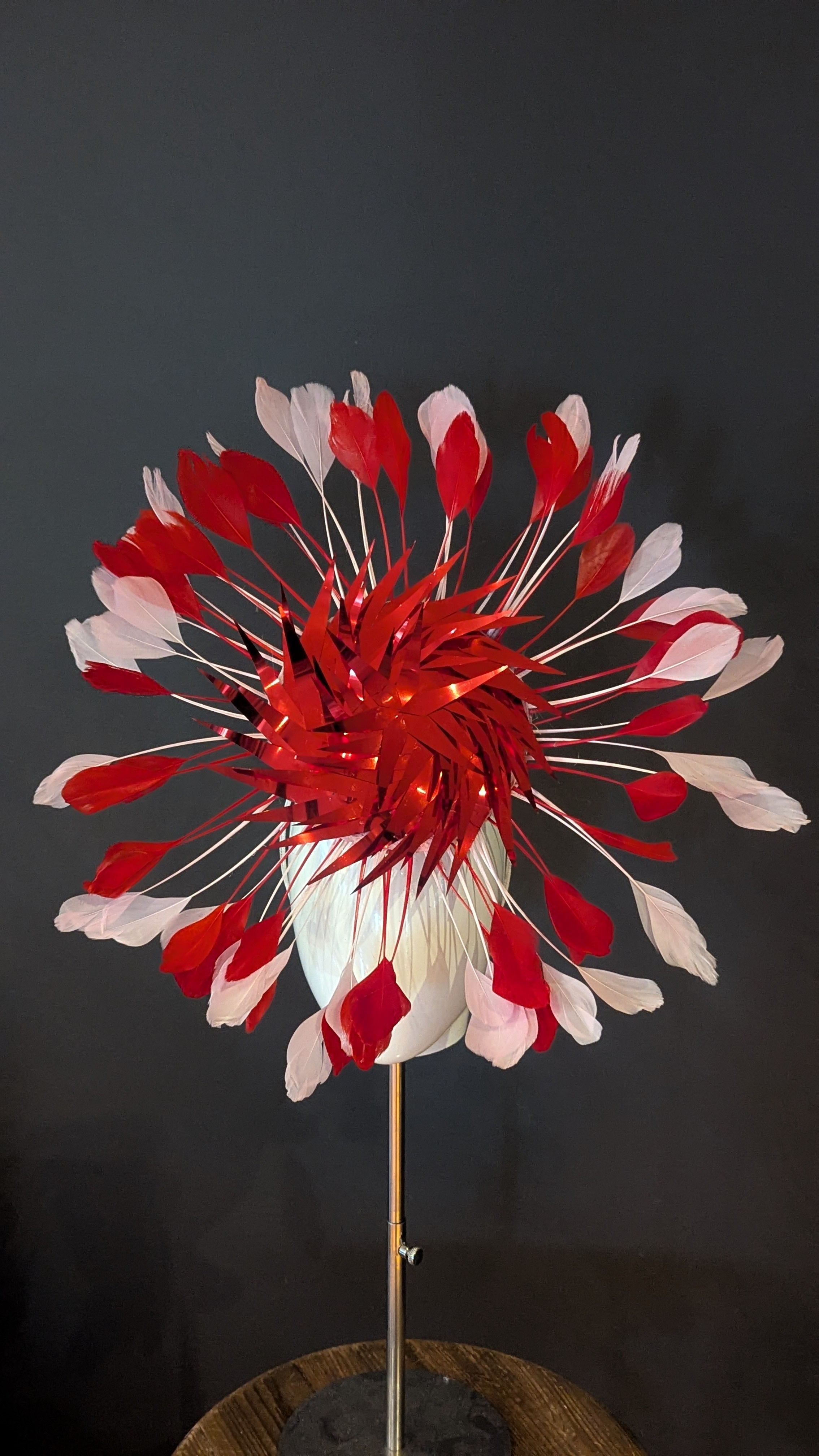 Ipanema Pink & Red Metallic Spike
