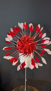 Ipanema Pink & Red Metallic Spike