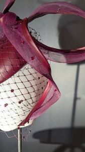 The Sculpted Bow Burgundy