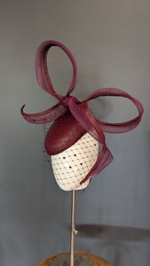 The Sculpted Bow Burgundy