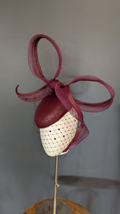 The Sculpted Bow Burgundy