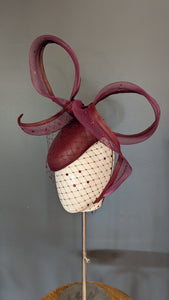 The Sculpted Bow Burgundy
