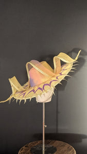 Lattice Gelati Ombre Sheer Brim