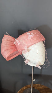 Audrey Blush Pink 50's Vintage Pillbox
