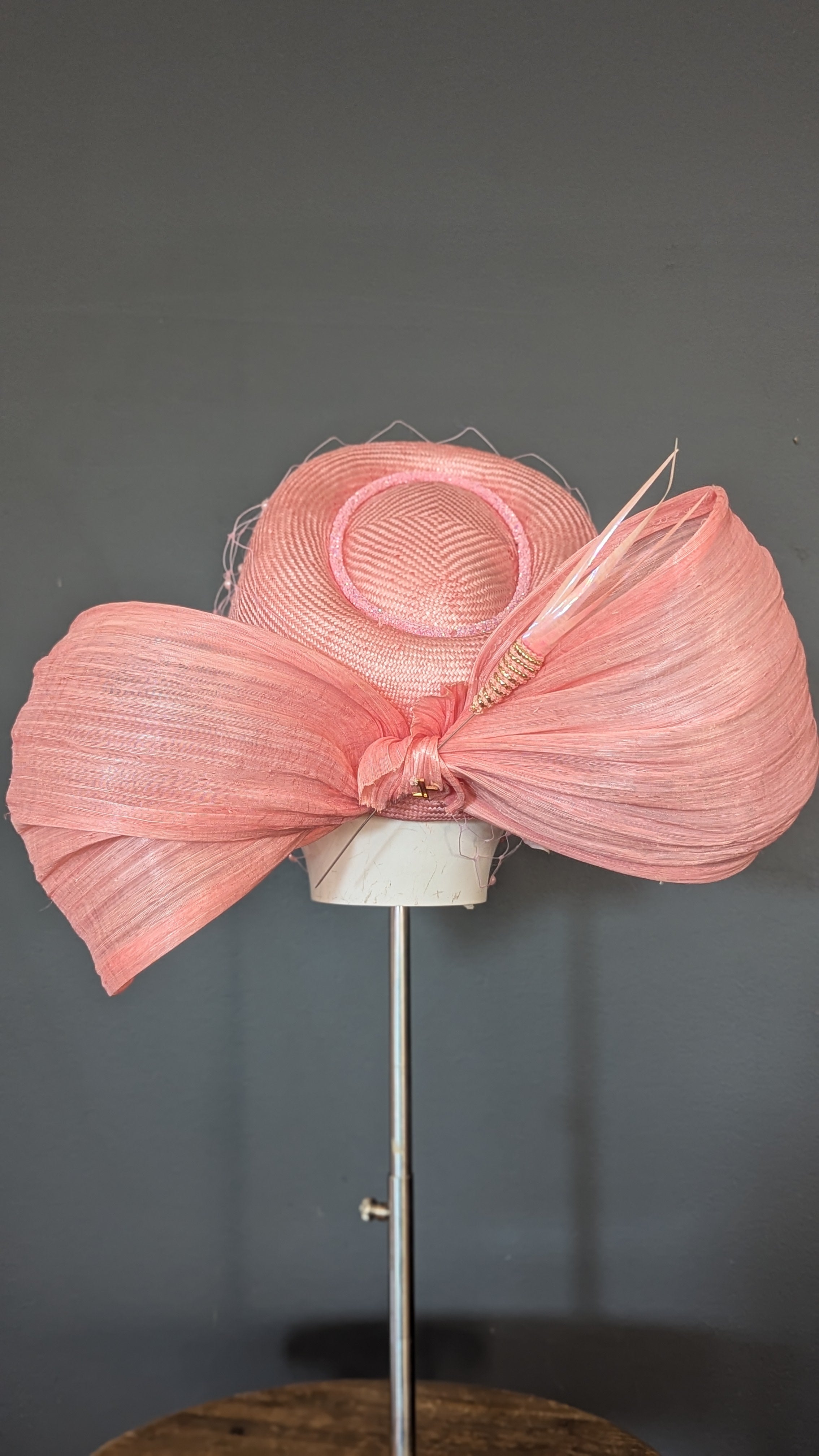 Audrey Blush Pink 50's Vintage Pillbox