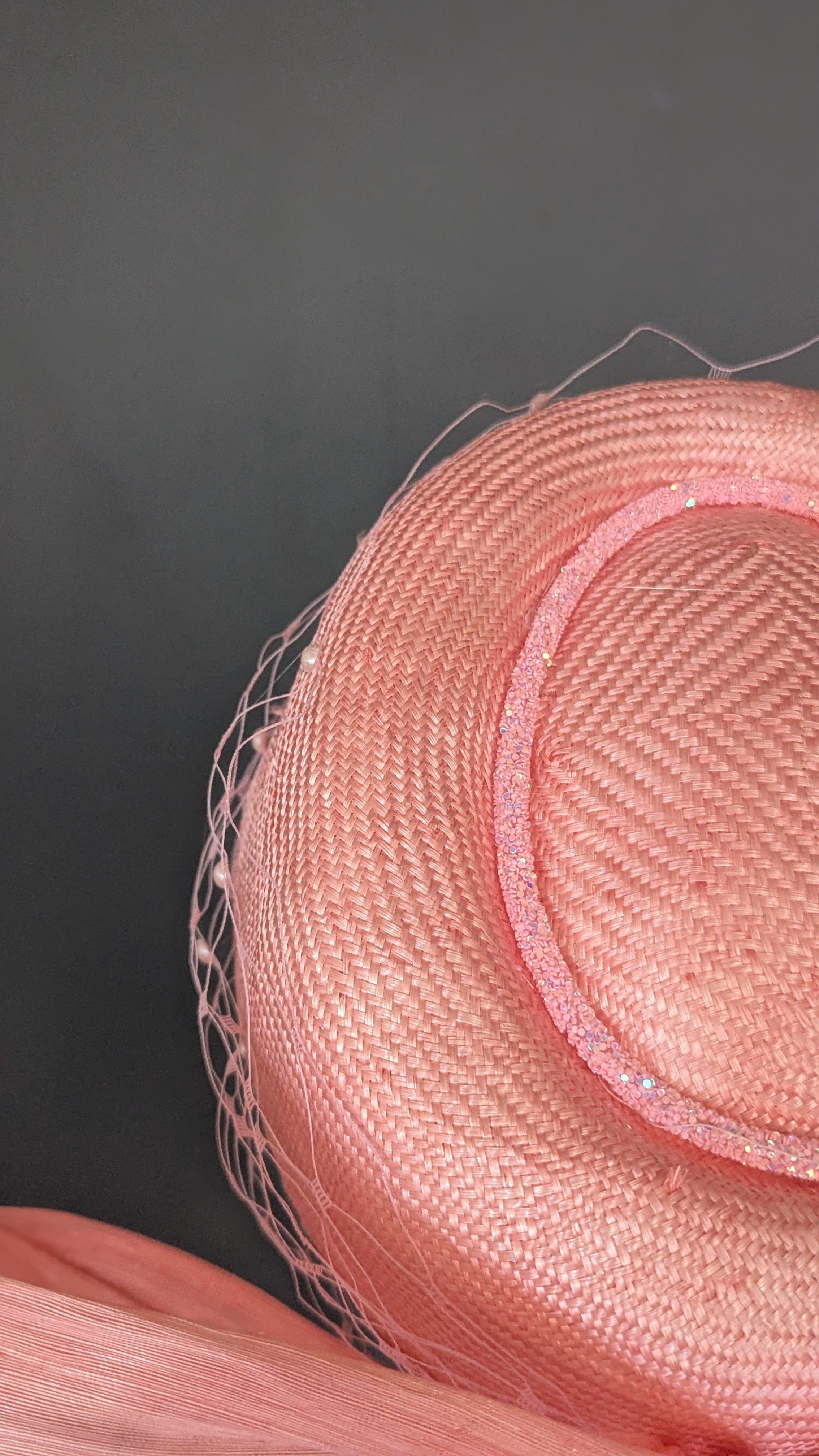 Audrey Blush Pink 50's Vintage Pillbox