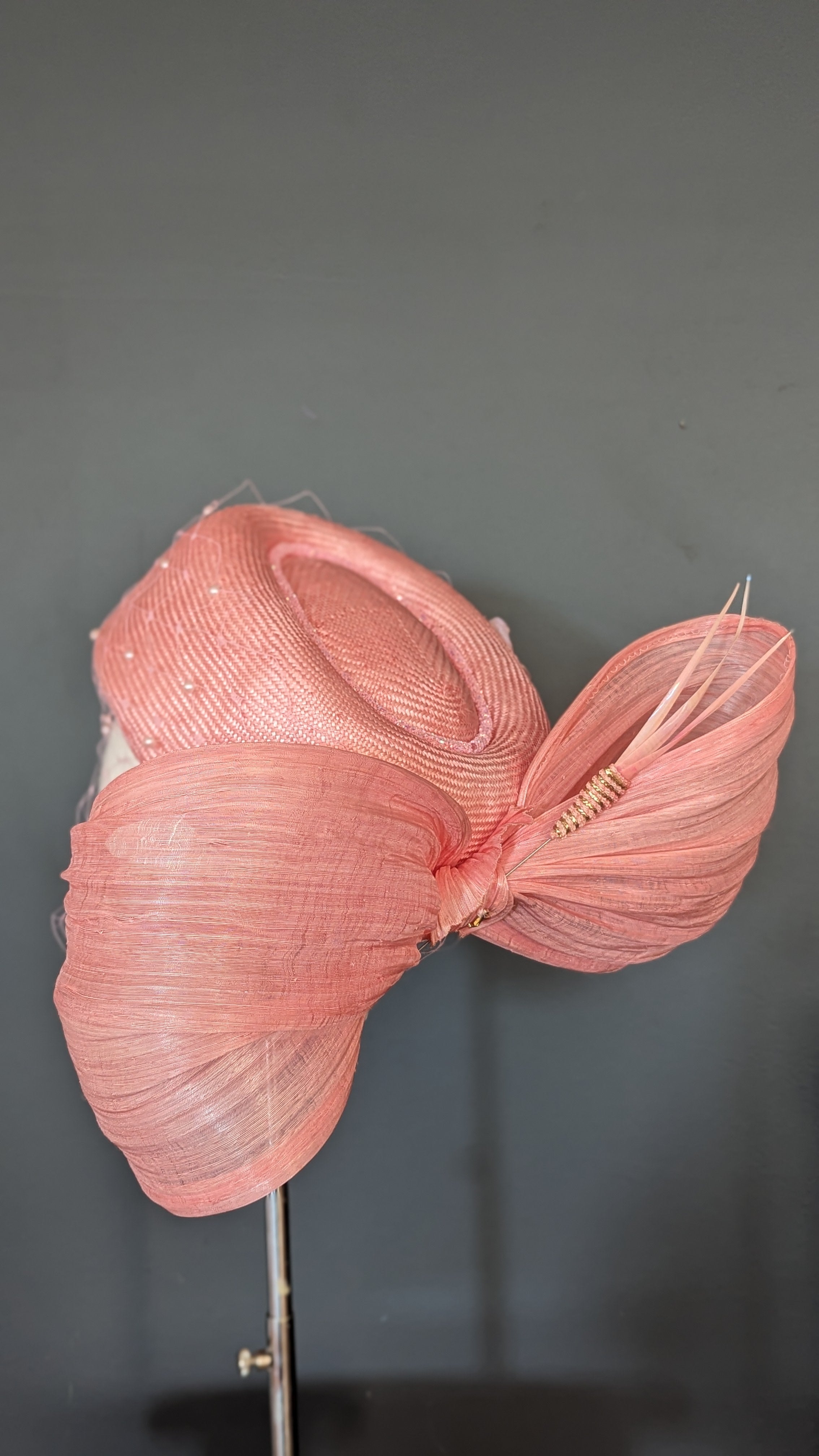 Audrey Blush Pink 50's Vintage Pillbox