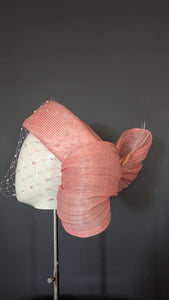Audrey Blush Pink 50's Vintage Pillbox