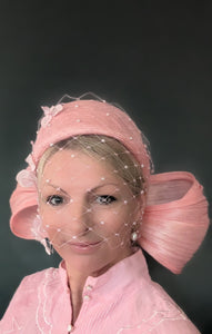 Audrey Blush Pink 50's Vintage Pillbox