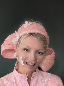 Audrey Blush Pink 50's Vintage Pillbox
