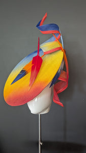 Rainbow Dreaming Angled Abstract Disc
