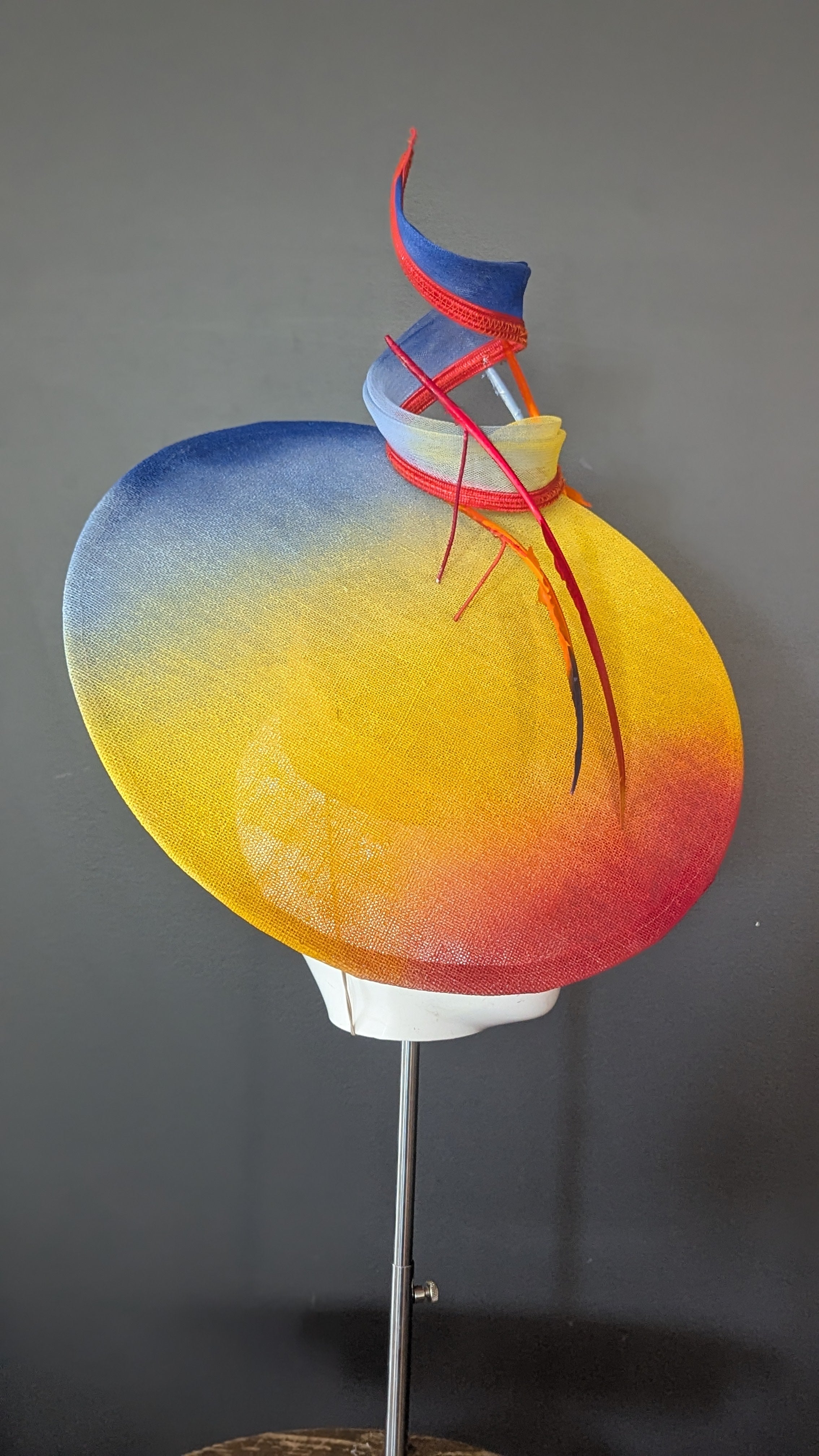 Rainbow Dreaming Angled Abstract Disc