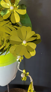 Chartreuse Glamour Acrylic Brim