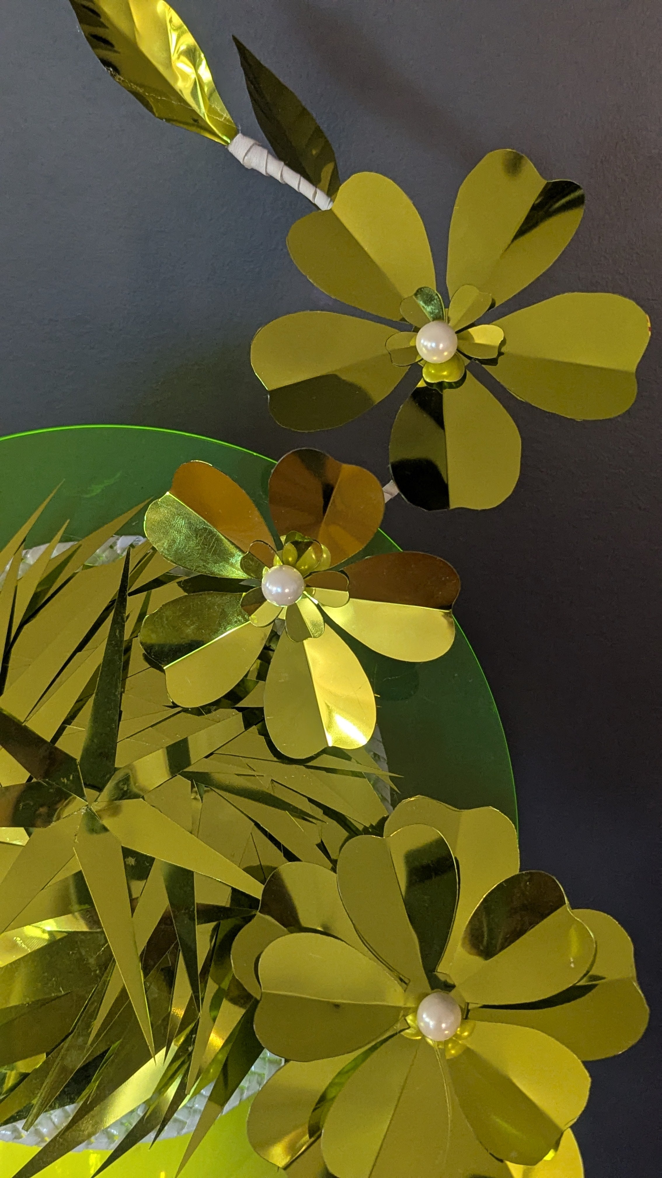 Chartreuse Glamour Acrylic Brim