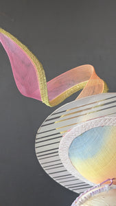 Candy Stripe Gelati Acrylic Angled Percher