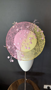 Springtime Blossoms Pastel Yellow and Pink