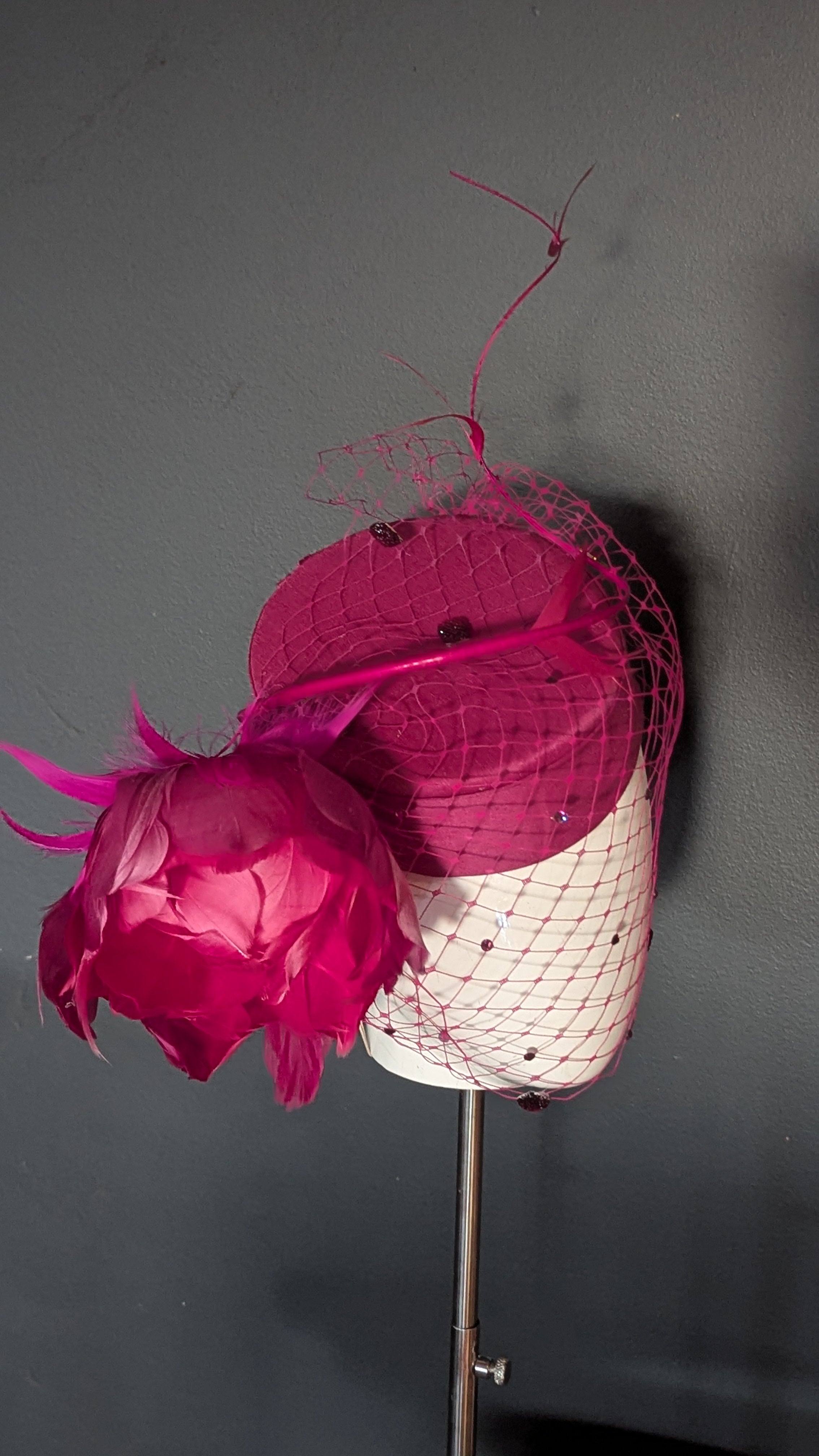 Magenta Deep Pink Wide Rose Cocktail Base