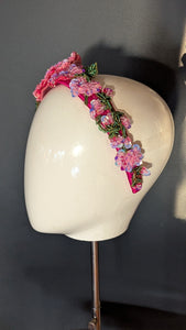 Beaded Rose Vintage Look Band