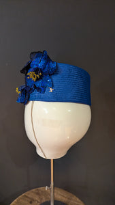 Everest Royal Blue Iridescent Floral Cocktail