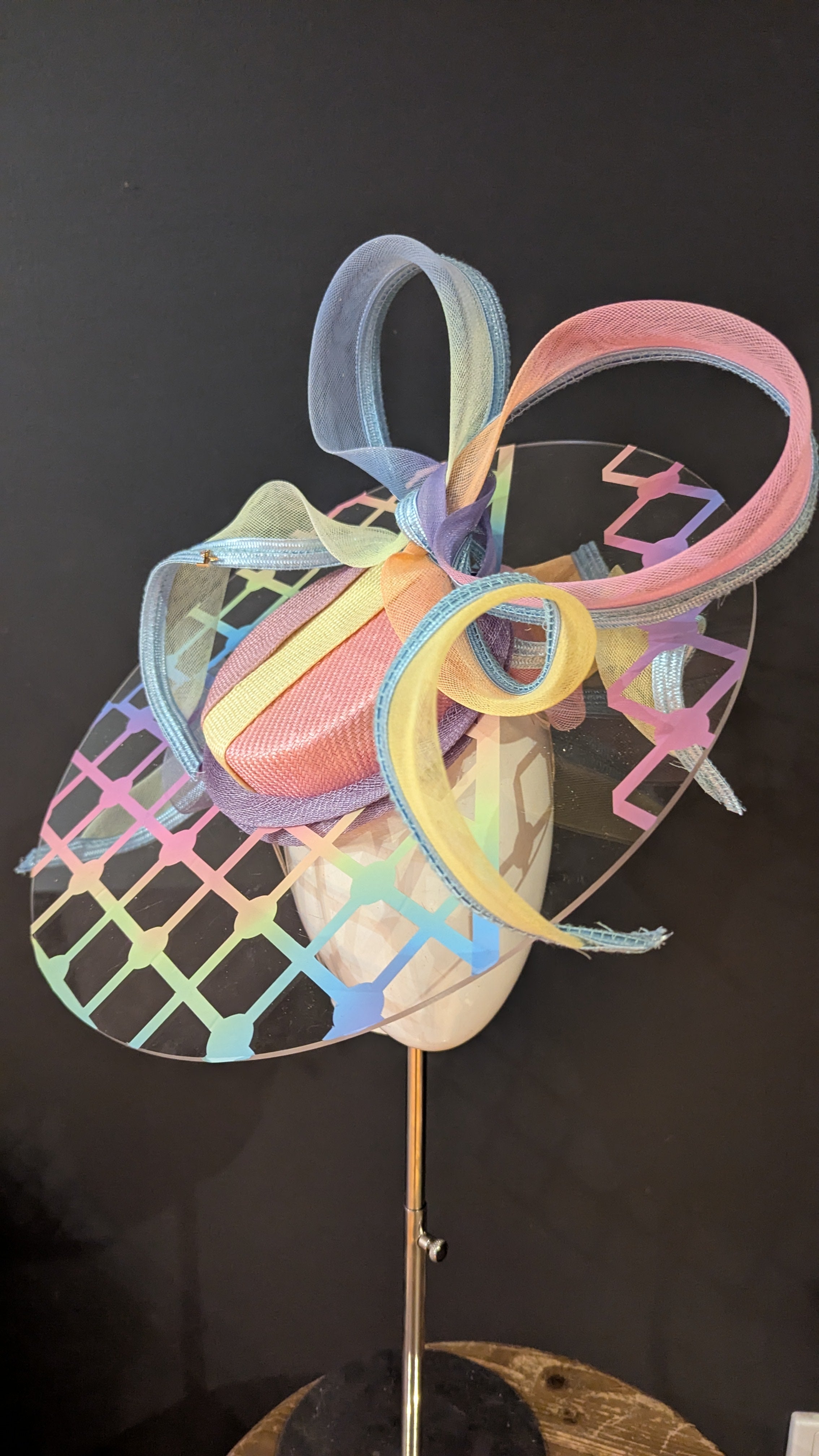 Pastel Sorbet Celebration Acrylic Brim