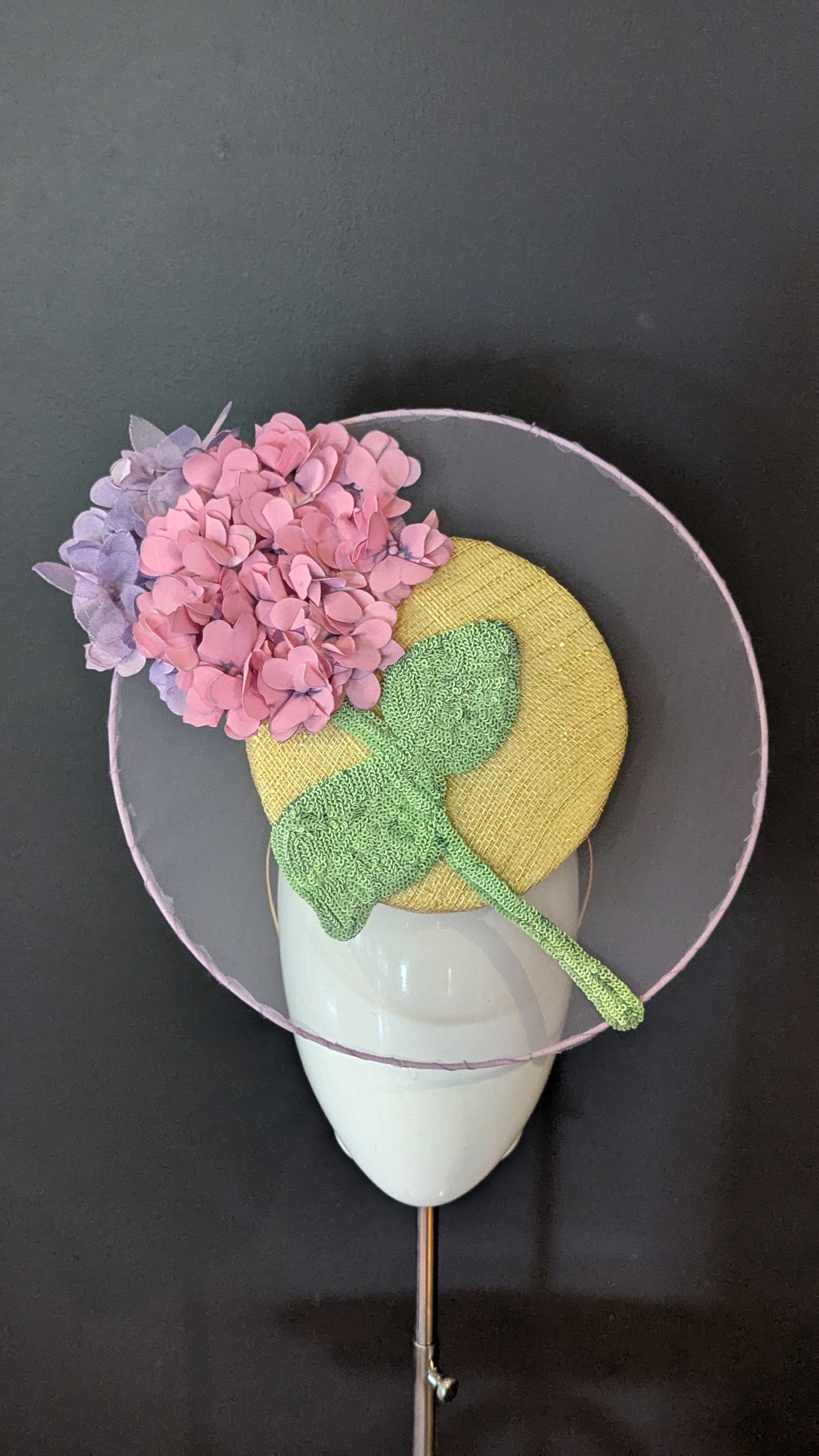Springtime Hydrangeas Sorbet Percher